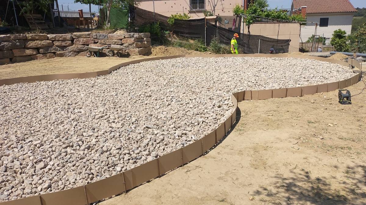 Fundación circular — inicio de obra